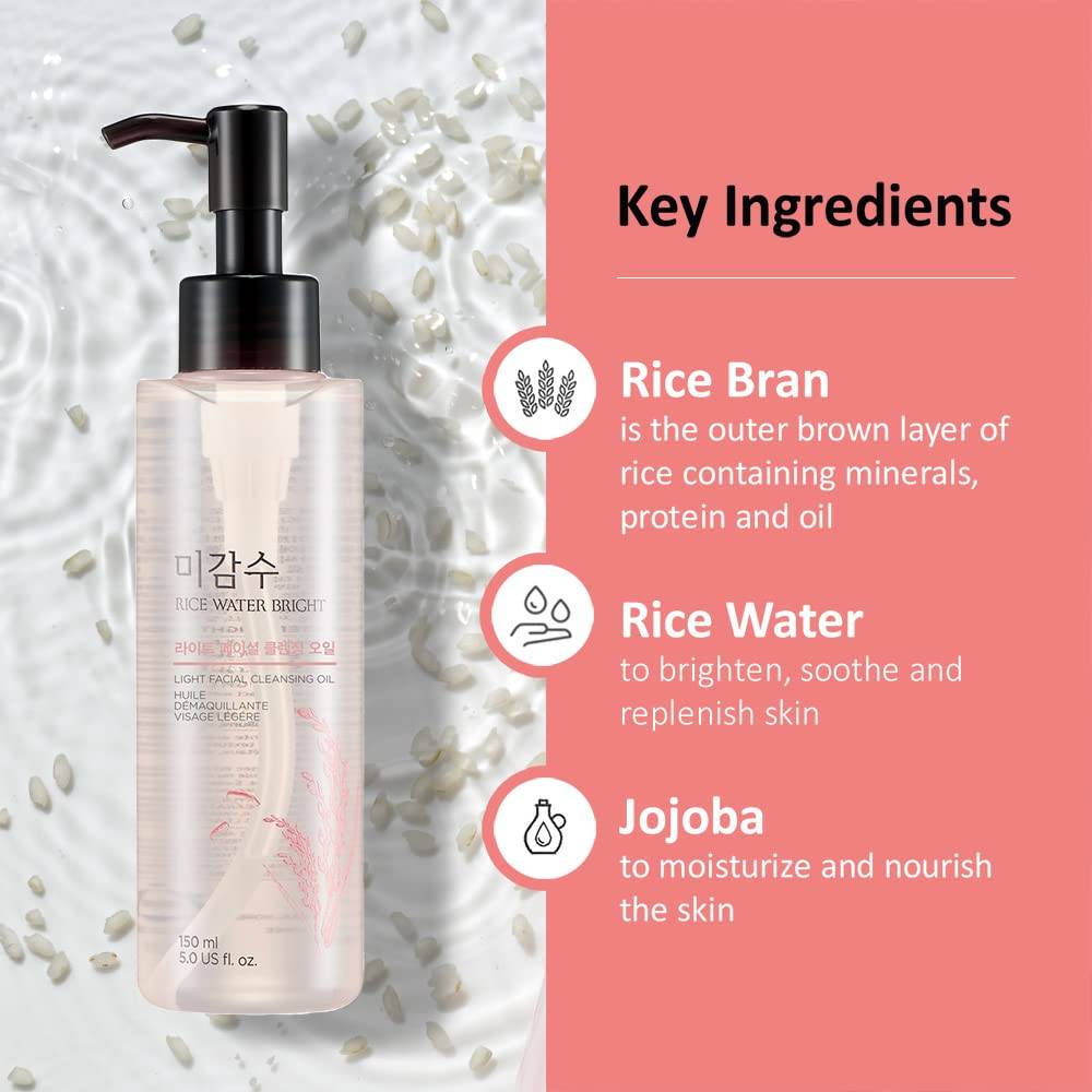 The Face shop rice water bright light cleansing oil 150ml product image