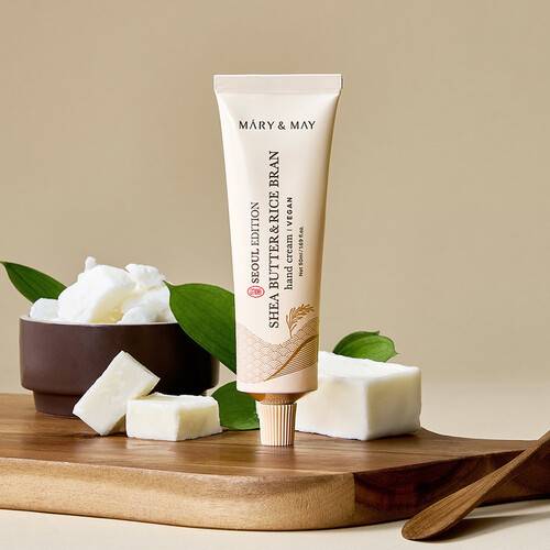 Mary&May Seoul Edition SHEA BUTTER & RICE BRAN Hand Cream 50ML product image