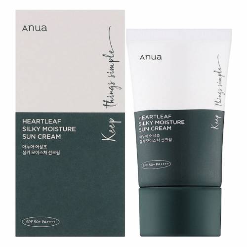 ANUA Heartleaf Silky Moisture Sunscreen 50ml