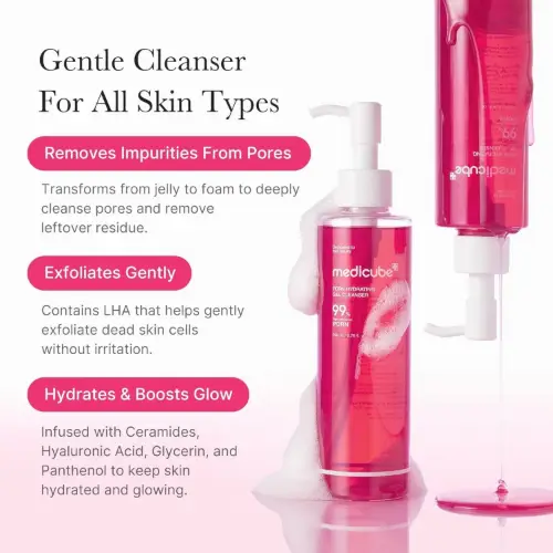 MEDICUBE PDRN Hydrating Gel Cleanser 200ml product image