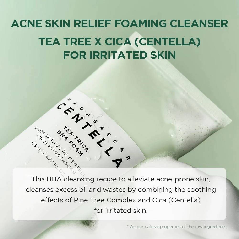SKIN1004 Madagascar Centella Tea-Trica Bha Foam 125ml product image
