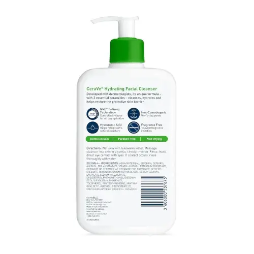 CeraVe Foaming Facial Cleanser for Normal to Oily Skin 473ml product image
