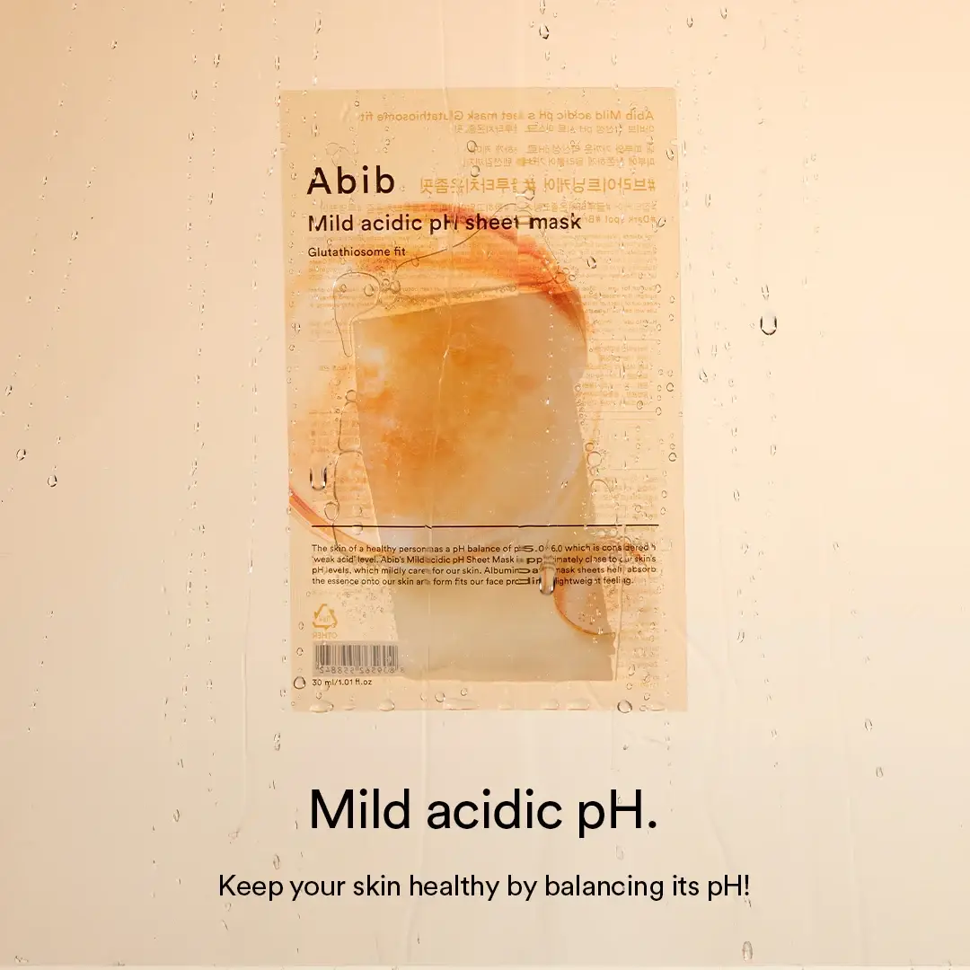 ABIB Mild acidic pH sheet mask Glutathiosome fit (10 sheets)  30ml (Set) product image
