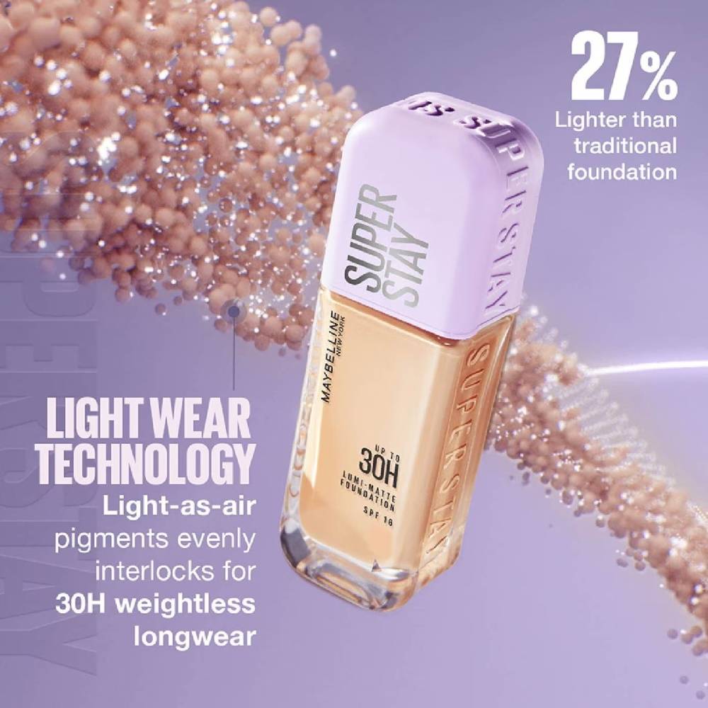 Maybelline New York Super Stay Lumi-Matte Foundation Makeup Shade 125 product image