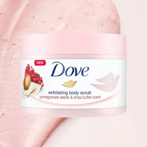 Dove Pomegranate Seeds Exfoliating Body Scrub 225ml