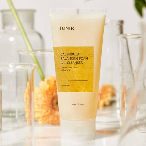 iUNIK Calendula Balancing Foam Gel Cleanser 150ml product image