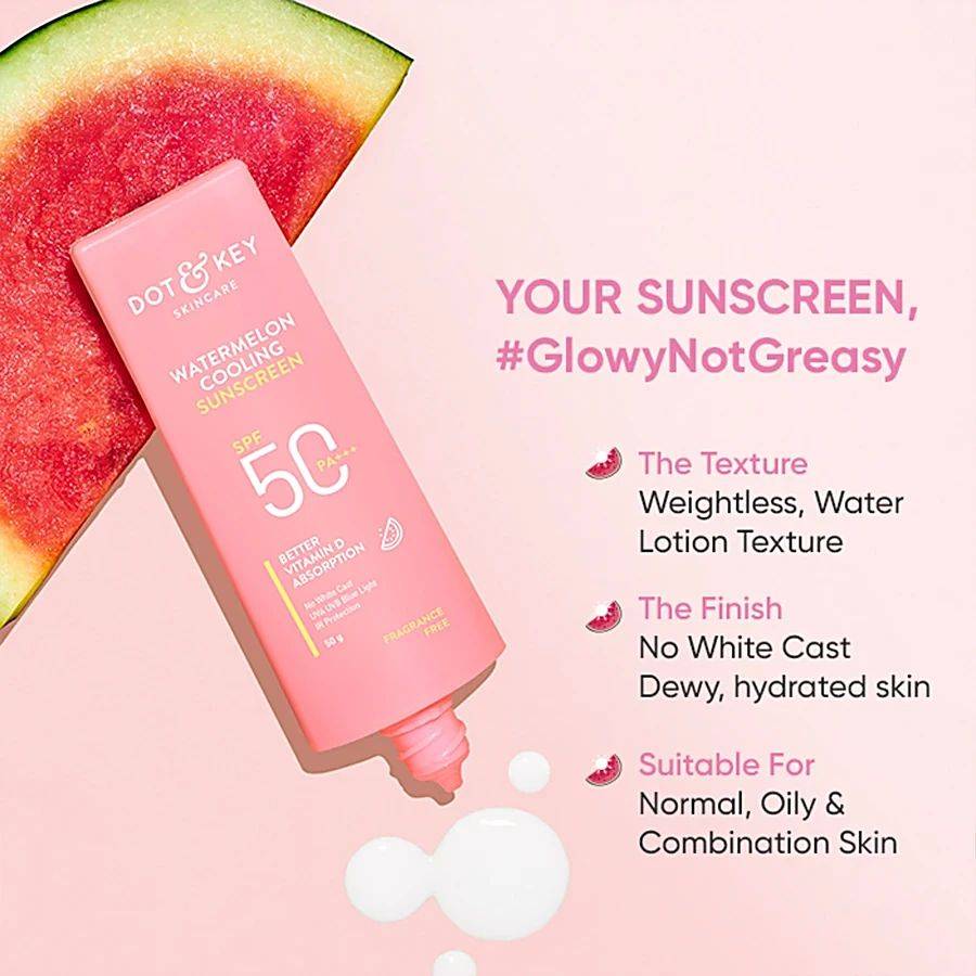 Dot & Key Watermelon Cooling Aqua Gel SPF 50+ Sunscreen 80g product image