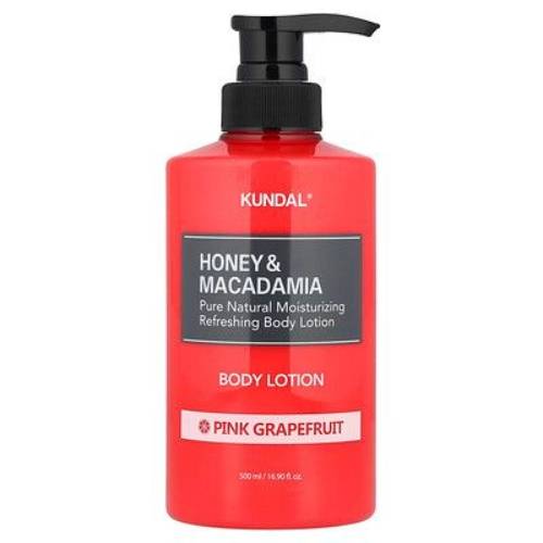 KUNDAL Honey & Macadamia Body Lotion (Pink Grapefruit) 500 ml