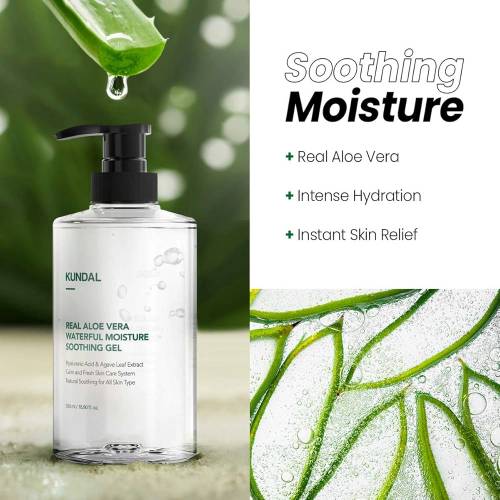 Kundal Real Aloe Vera Waterful Moisture Soothing Gel 500ml product image