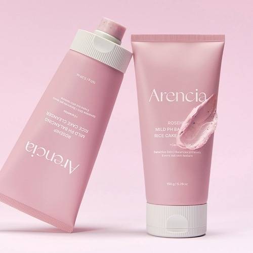 ARENCIA Rosehip Mild pH Balancing Rice Cake Cleanser 150g product image