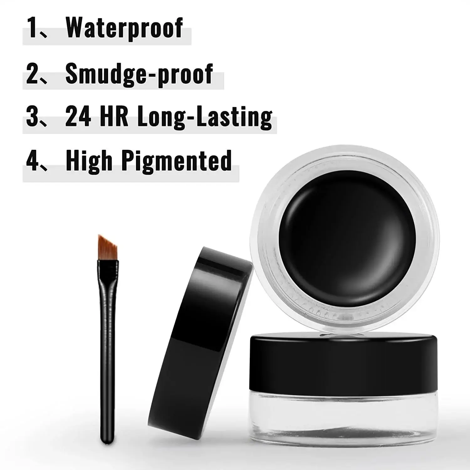 Technic Gel Eyeliner & Brush - Black product image