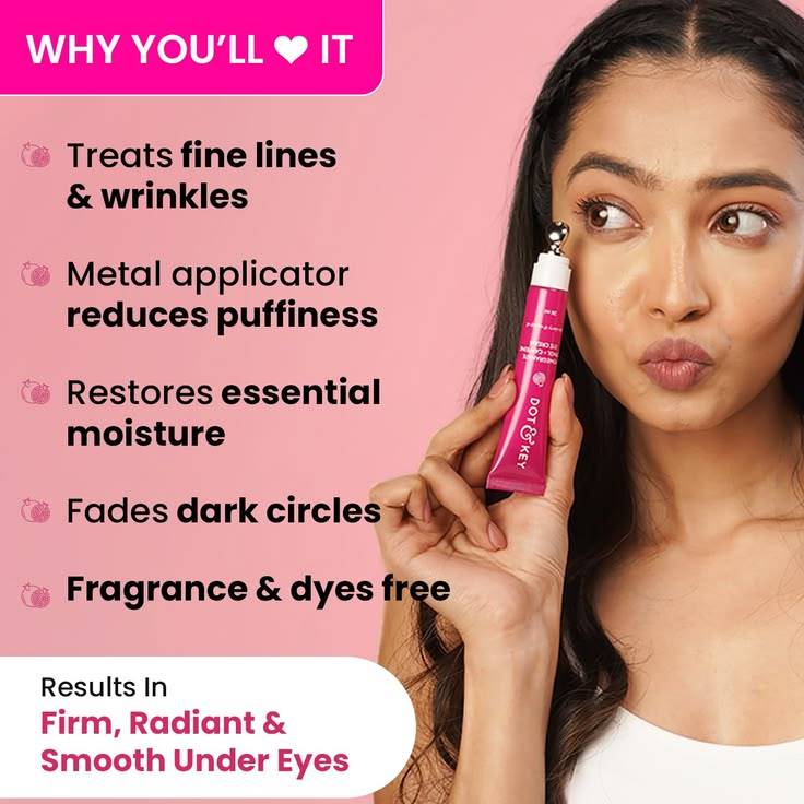 Dot & Key Pomegranate Retinol + Caffeine Eye Cream 20ml product image