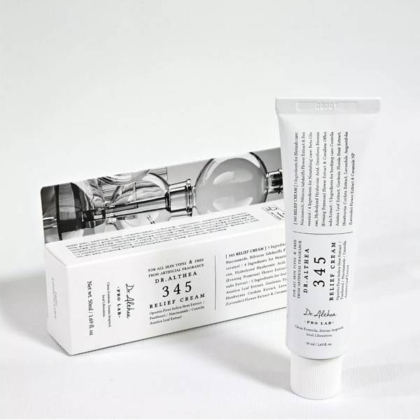 Dr.Althea 345 Relief Cream 50ml & The Face Shop – The Therapy Vegan Blending Toner 100ml product image