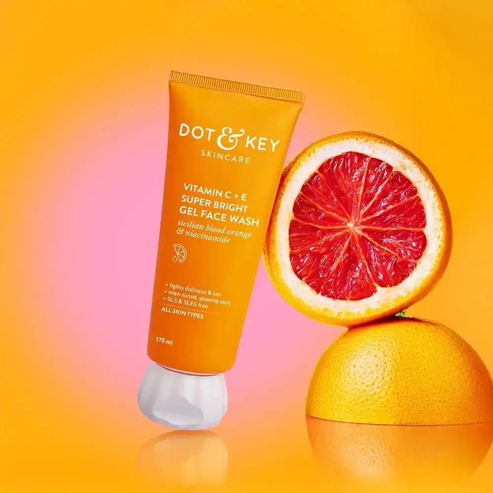 DOT & KEY Vitamin C + E Super Bright Gel Face Wash 100ml product image