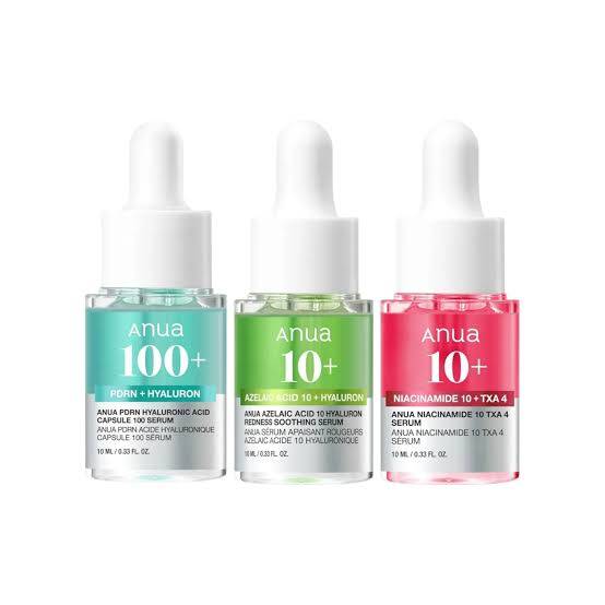 Anua Serum Discovery Trio & The Face Shop The Therapy Vegan Blending Cream 30ml product image