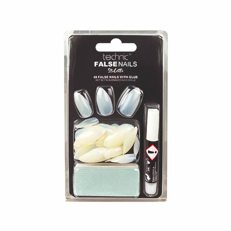 Technic False Nails -Set of 48 False nails with Glue product image