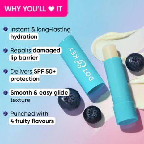 Dot & Key Barrier Repair Hydrating Lip Balm SPF 50+ 4.5g - Blueberry Bliss Non-Tinted product image