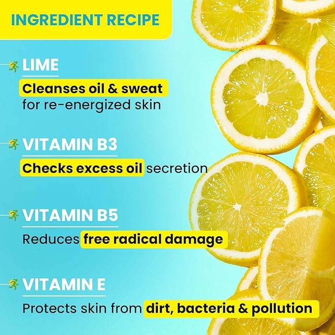 DOT & KEY Lime Rush Sports Face Wash 100ml product image
