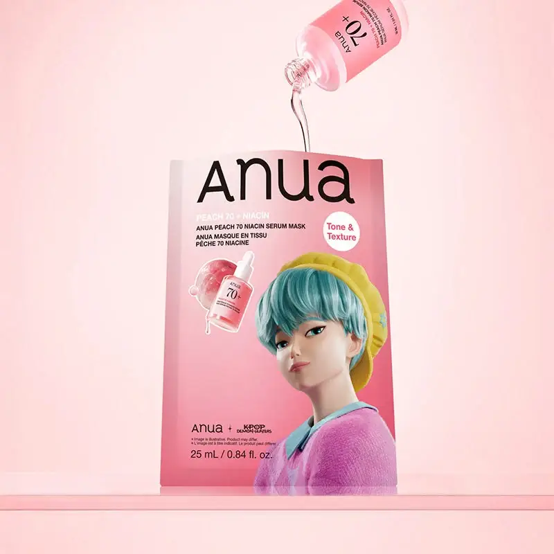 ANUA KDH Peach 70 Niacin Serum Face Mask 25ml product image