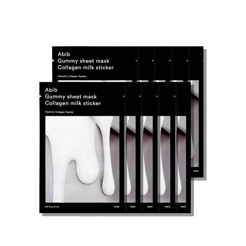 ABIB Gummy sheet mask Collagen milk sticker(10 sheets) 27ml (Set) product image