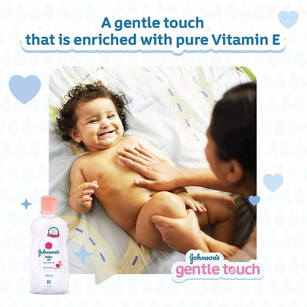 Johnson's Baby Oil with Vitamin E 50ml product image