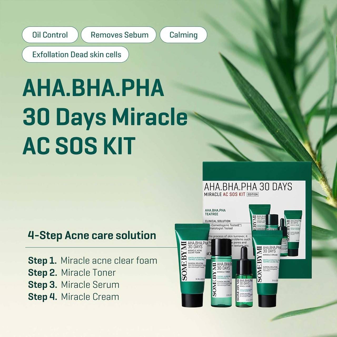 SOME BY MI AHA, BHA, PHA 30 Days Miracle AC SOS Kit product image