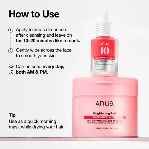 ANUA Niacinamide 5 TXA Brightening Pad (60 pad)