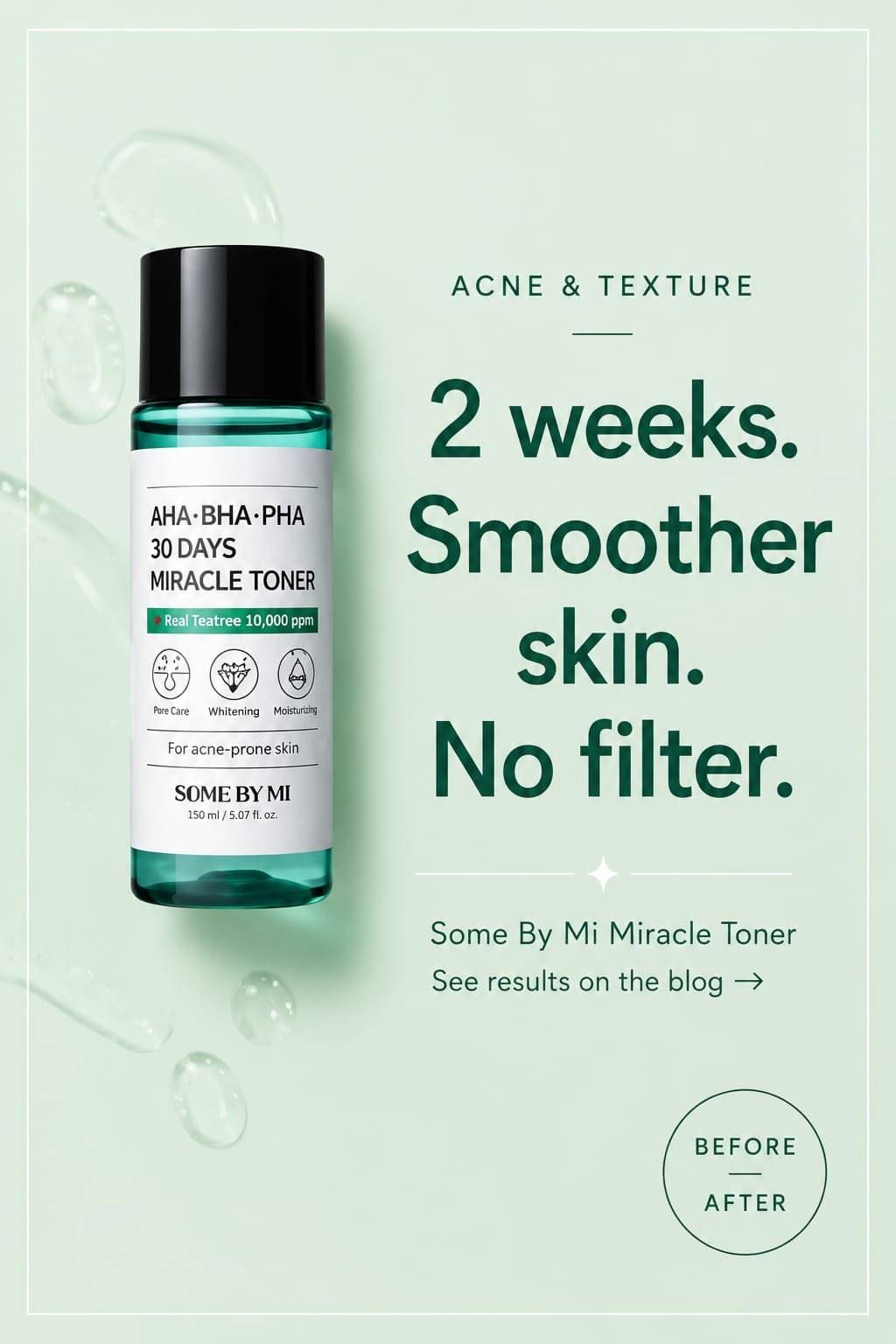 SOME BY MI AHA, BHA, PHA 30 Days Miracle Toner 30ml product image