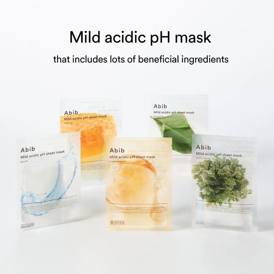 ABIB Mild acidic pH sheet mask Glutathiosome fit (10 sheets)  30ml (Set) product image