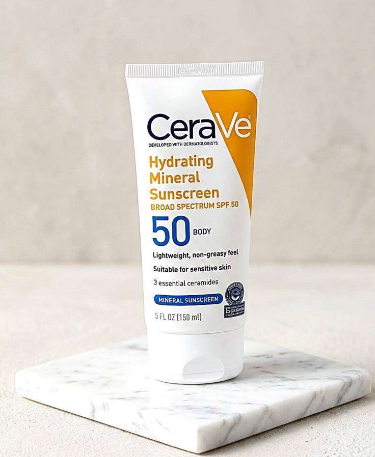 Cerave Hydrating Mineral Sunscreen SPF 50 Face  75 ml product image