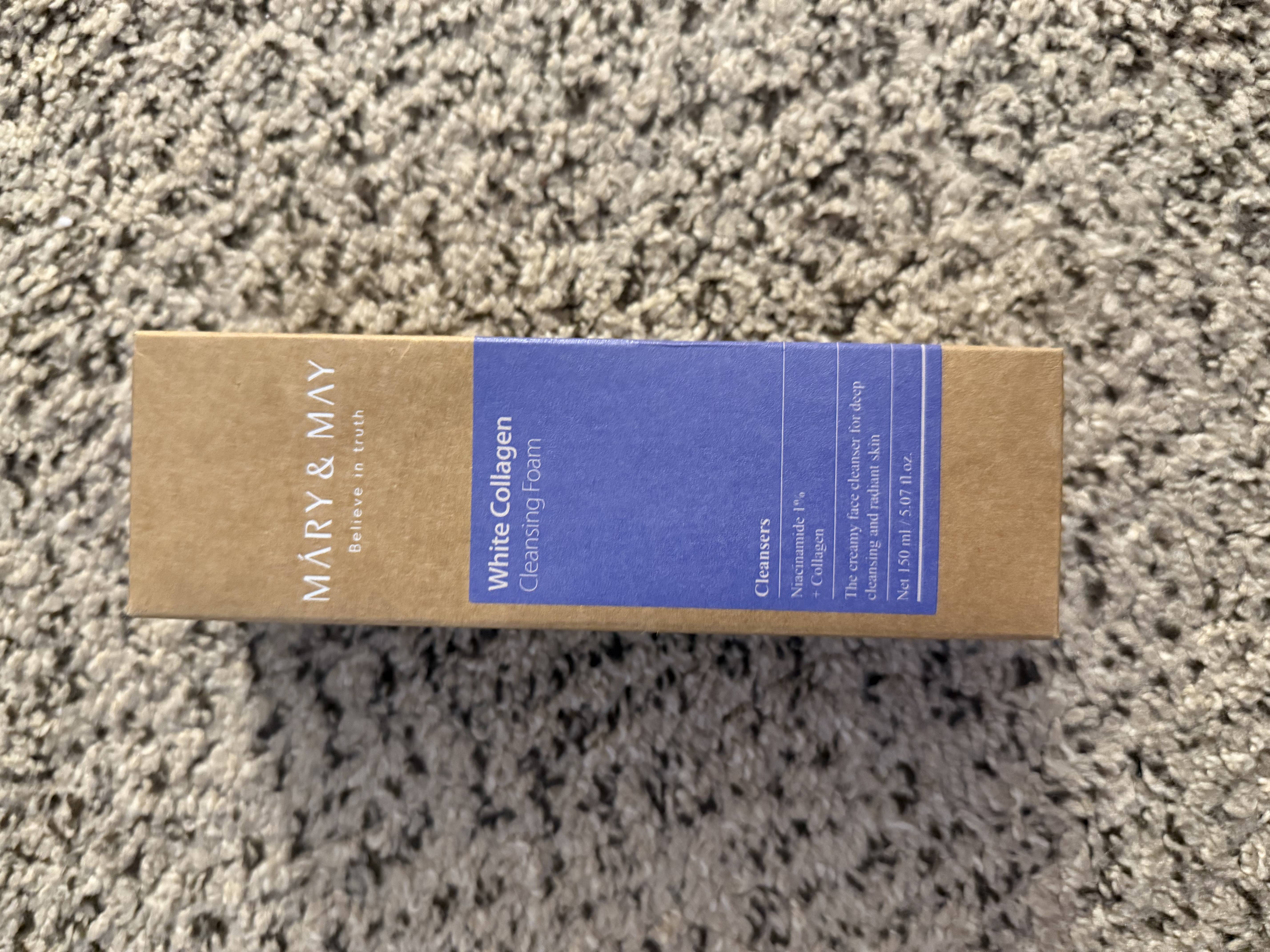MARY & MAY White Collagen Cleansing Foam 150ml product image