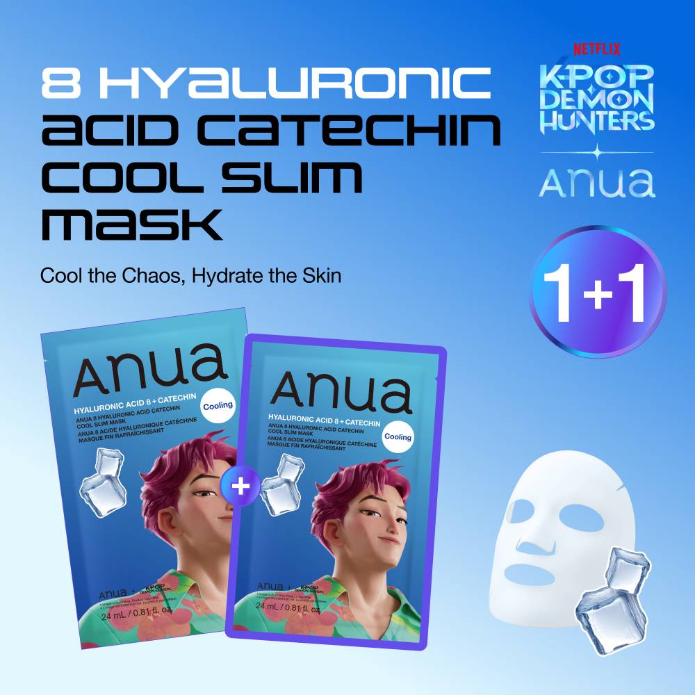 ANUA KDH Hyaluronic Acid 8 Catechin Cool Slim Mask 24ml product image