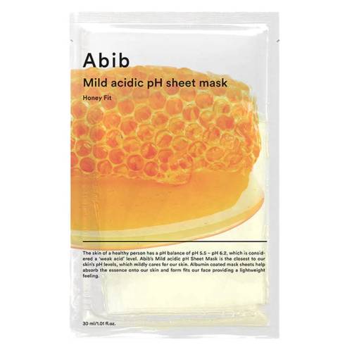 ABIB Mild Acidic pH Sheet Mask Honey fit (10 Sheets)  30ml (Set) - ABIB product in Bangladesh