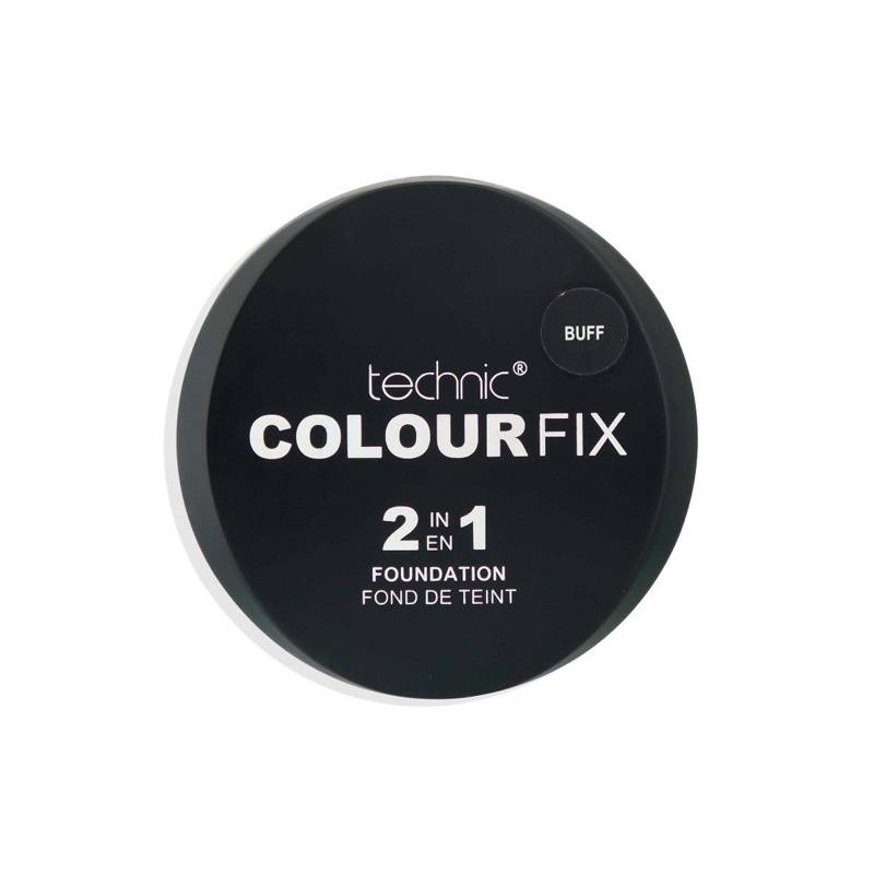Technic Colour Fix 2 IN 1 Pressed Powder & Cream Foundation Buff - Technic product in Bangladesh