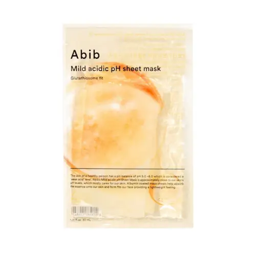 ABIB Mild acidic pH sheet mask Glutathiosome fit (10 sheets)  30ml (Set) - ABIB product in Bangladesh
